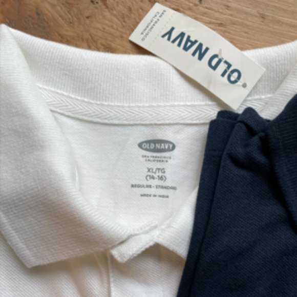 NWT Old Navy Polo Shirts (3 sold together) - Picture 3 of 5